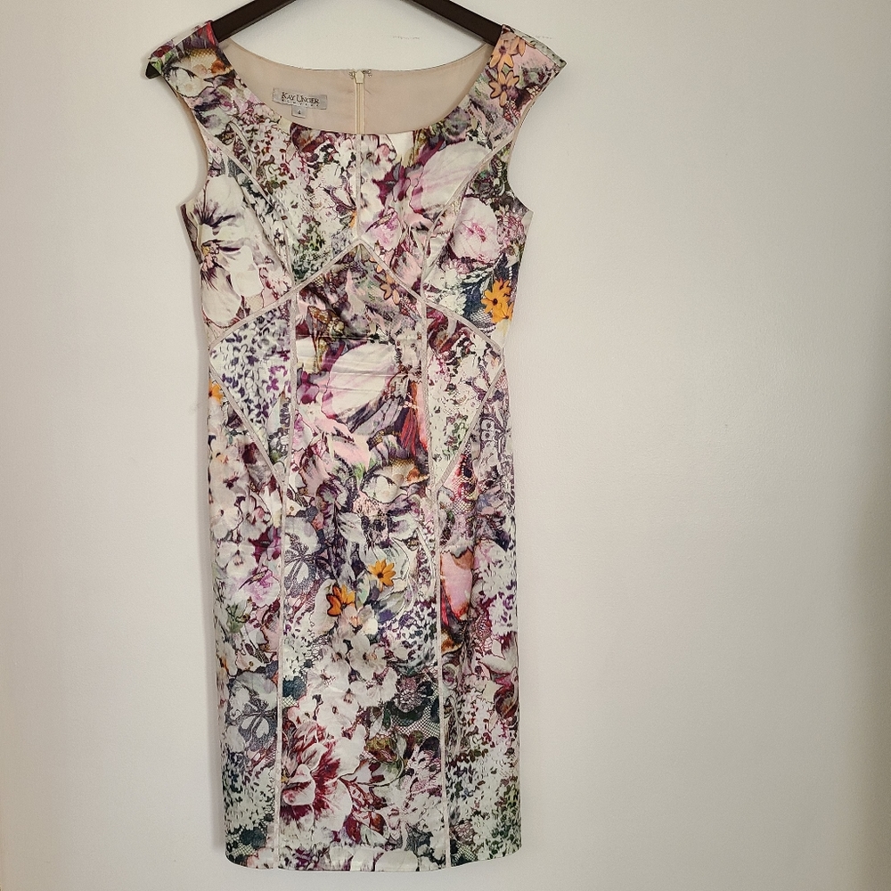 Floral Fitted Cocktail Dress